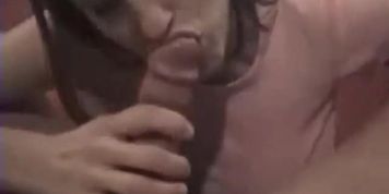 Brunette heather inhales the dick! (Heather Harmon)