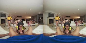 "Don'T Start Now" - 12 Girls 1 Dick - Blowjob Pmv Compilation - Vr180 Vr 3D