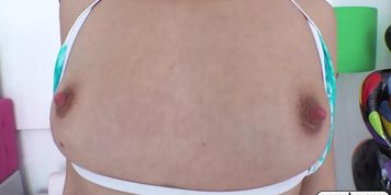 Nympho Petite Blonde Sky Pierce Has Her Tiny Hole Penetrated And Creampied