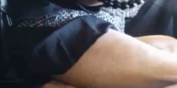 Masturbating In Car While Watching Porn