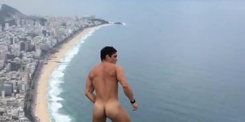 Brazilian Man Naked in Rio de Janeiro Part 3 (Paulo Massa)
