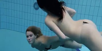 Andrea and Monica underwater girls