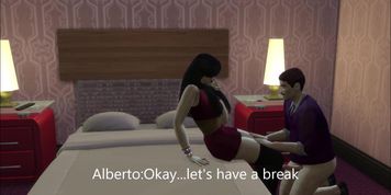 I fuck my stepfather's friends secretly from him Pt.2 || The Sims 4