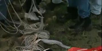 Outdoor gangbang with prisoners