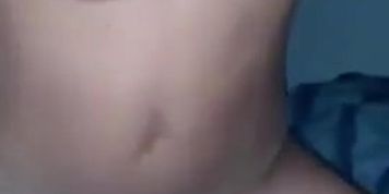 Beautiful perfect boobs girl rides