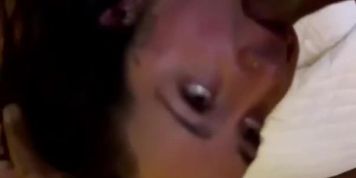Dragging the submissive bitch on all fours