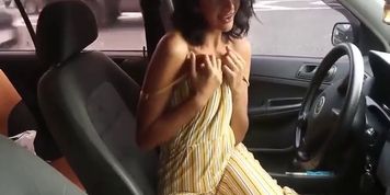 Nadia Serbinenko Drives a Skoda