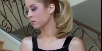Teen in latex and high heels