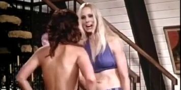 Tracy Handfuss Breasts,  Bush Scene  in Prison Girls
