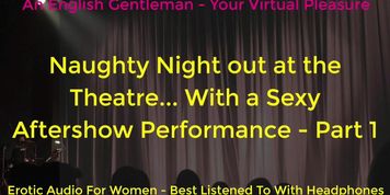 Oral Sex in the Theatre Part 1 - Public Sex - Going Down Licking Pussy ASMR - Erotic Audio for Women