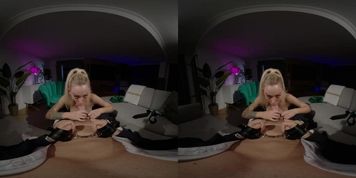 Light BDSM with Busty Blonde in VR (Isabelle Deltore)