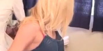 Japan vs Blonde Massage (censored)