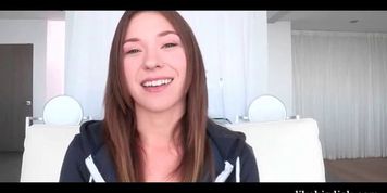 Sexy school babe undressed and ass licked