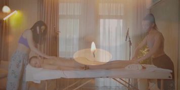 ASMR Massage Four Hands Massage by Anna and Adel