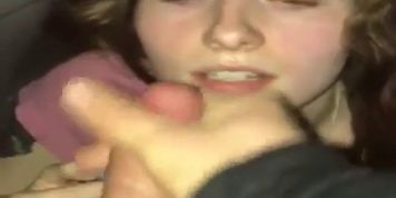 Cum slut gets a surprise 