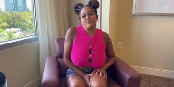 Your gf s thick younger sister removes the condom so you can creampie her