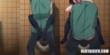 Drop out teen girls become cum buckets