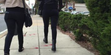 Goddess Hunt:  Caught by Latina Teens while booty creeping
