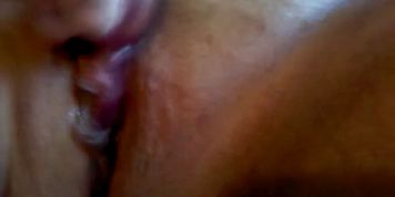 Rabbit vibrator meets pussy