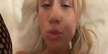 Two Blonde Teens Play With Each Other