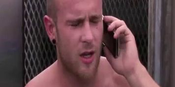 Mature gay guy gets a bj from young stud