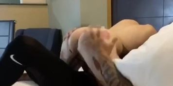 Riding daddy&rsquo;s cock like a champion 