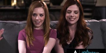 Girlsway - Horny Stepsisters Have Threesome With Their Stacked Stepmother Lauren Phillips