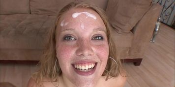 Redhead bukkake
