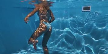 Hottest Euro girl Sofi Otis gets horny by the pool
