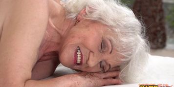 Busty granny loves a big cock in her pussy - video 1