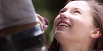 Teen Spies on her new neighbor