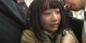 Asian schoolgirl groped by perv