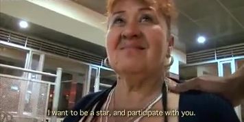 Fat White Grandma Gets Split Wide Open