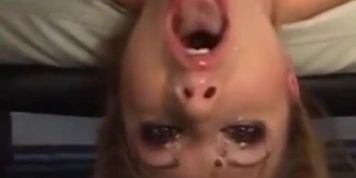 HUGE GAGGING ON FIRT PORN CASTING