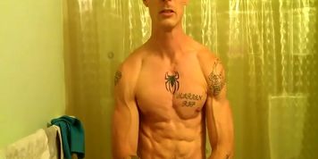 Sexy Straight Redneck With Lean Vascular Muscles Private Flexing