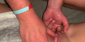 Playing with my wife ass and pussy (BritishAmateur)