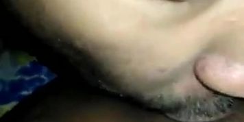 Uncle licking desi step mom&rsquo;s pussy