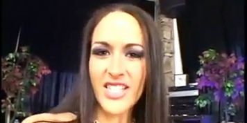Gags Her Tit Fucks and Cums on Tits