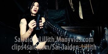 Cum on Mistress's Boots - JOI Penis - with SaiJaidenLillith