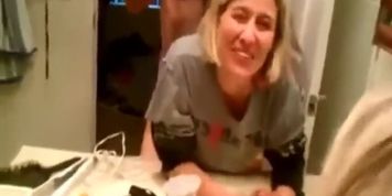 Naughty mature MILF gets hard anal fucked by boss