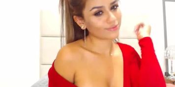 sexy indian lady in red