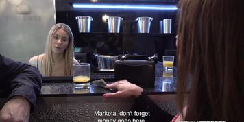 CzechStreets - Hot Blonde Squirts While Her Colleague Is Watching (Daisy Deseo, Lucky Bee)