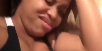 Leaked: South African Socialite Queen-Twerk PLays with BF's limp dick.