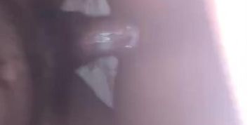 Wet pussy Ebony teen gets fucked while bf is sleep