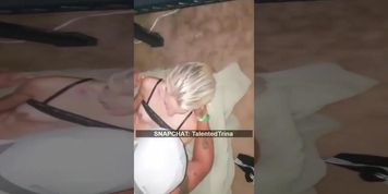 Horny Couple Fucked Rough In The Public Restroom On Snapchat