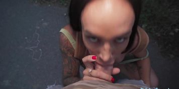 Public Agent Reality star MILF Hayley Vernon public sex (Martin Gun)