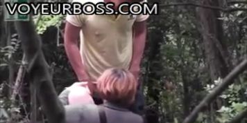 Asian school teens have sex in the park and he prematurely ejaculates just outside her pussy