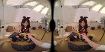 VR Conk Genshin Impact Dehya A sexy Asian Teen Cosplay Parody With Scarlett Alexis In VR Porn
