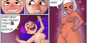GLITCH TECHS HENTAI COMIC - Rated T for Tentacles