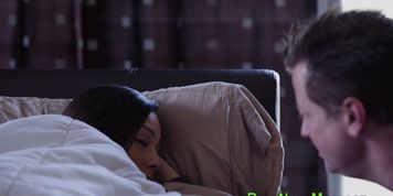 Ebony masseuse spunked - video 4